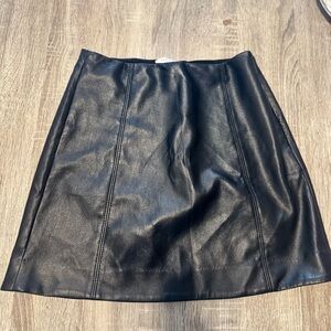 Babaton Black A-Line Mini Skirt Night Out